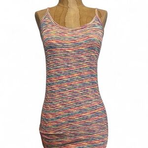 Multicolor Striped Bodycon Dress